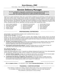 Surprising It Service Delivery Manager Resume Sample    In Cover     Dayjob