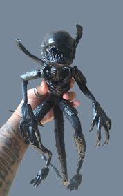 alien xenomorph inspired art doll