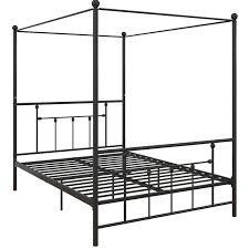 dhp manila metal canopy bed in queen