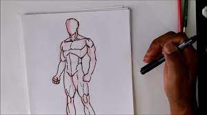 how to draw the male body oh so simple