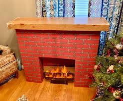 Cardboard Fireplace S