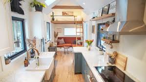 impressive modern tiny house build with