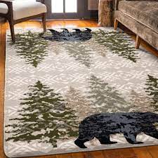 country cabin area rug 5x8