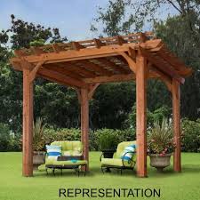 10 X 10 Pergola Kit Custom Pavilion