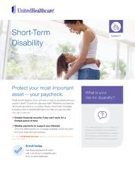 Find an insurance plan that fits with your life. Uhg10010520c Short Term Disability Flyer Default Issue