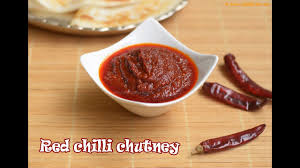 red chilli chutney recipe side dish