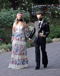 The two are working in wilde's latest production don't worry darling alongside. Harry Styles Olivia Wilde S Wedding Date Pic Of Them Holding Hands Hollywood Life