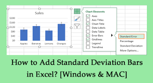 standard deviation bars in excel