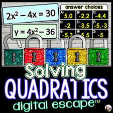 Solving Quadratics Digital Math Escape