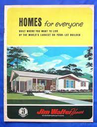 Vtg Jim Walter Homes Model Catalog Home