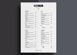 One Page Restaurant Menu Template
