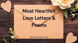 10 most felt love letters poems