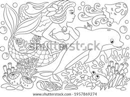 Mermaids are a fantastic subject for art. Mermaid Coloring Pages Online At Getdrawings Free Download