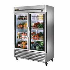 Double Door Glass Refrigerator 18 To