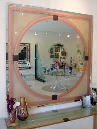 Fancy Palm Border Decorative Mirror