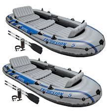 inflatable rafting and fishing boat