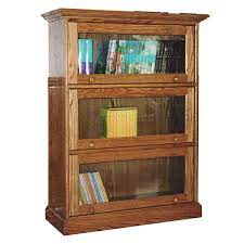 traditional barrister bookcase amish