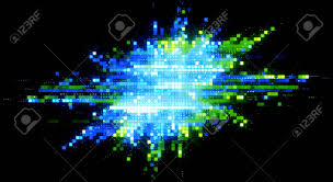 Led Light Luma Effect Future Tech Glare Cubes Digital Signal Stock Photo Picture And Royalty Free Image Image 136007315