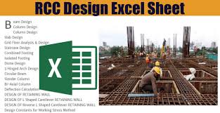 rcc design excel sheet engineering