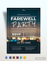 13 Going Away Party Flyer Designs Templates Psd Ai