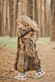 Baby Fur Coat Toddler Real Fur Jacket