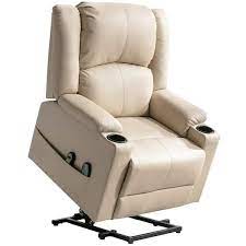 pu leather power lift recliner chairs
