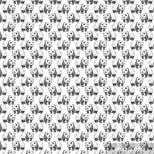 wallpaper seamless pattern with panda