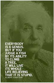 ~ albert einstein quotes about science. Amazon Com Albert Einstein Everybody Is A Genius Motivational Green Quote Poster 12x18 Posters Prints