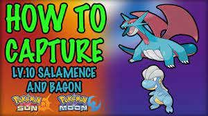 How to Capture Level 10 Salamence and Bagon - Pokemon Sun and Moon - YouTube