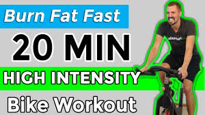 20 minute high intensity bike workout