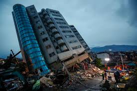 after earthquake topples buildings