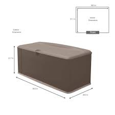 Rubbermaid 120 Gal Resin Deck Box With