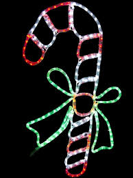 Green Candy Cane Led Rope Light