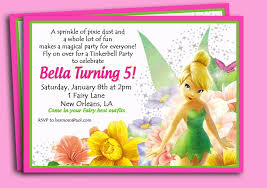 Tinkerbell Party Invitation Templates