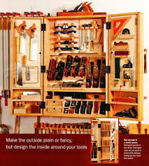 hand tool wall cabinet plans