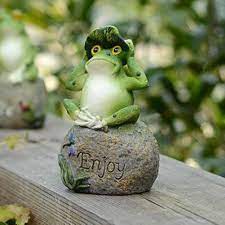 While we can guarantee our frogs will become princes, we do know that each of them will make a big statement in your outdoor room. Buy 3 Pcs Frog Garden Statues Frogs Sitting On Stone Sculptures Outdoor Decor At Affordable Prices Free Shipping Real Reviews With Photos Joom