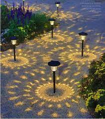 6pcs Solar Outdoor Lights Solar Garden
