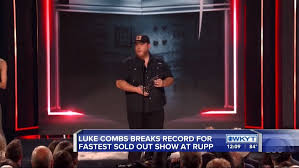 Luke Combs Breaks Record For Fastest Sellout In Rupp Arena