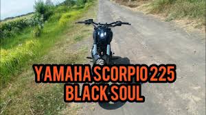yamaha scorpio 225 cc black dog for the
