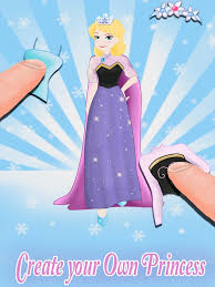 princess frozen dress up and makeover