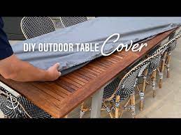 How To Make An Outdoor Table Cover
