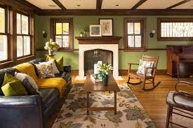 what color walls go with dark wood trim