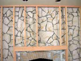 Walls Stone Fireplace Makeover Stone