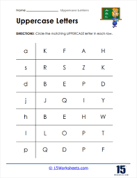 uppercase letter worksheets 15