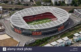 Highbury house,75 drayton park,london n5 1bu. Luftaufnahme Des Fc Arsenal Emirates Stadium London N5 Stockfotografie Alamy