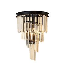 Halle Spiral Crystal Wall Sconce Luxury
