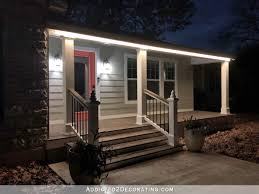 Offering energy efficiency with unmatched lighting output for their size, led tape light are truly the ideal solution for a variety indoor lighting applications. Led Tape Lights Outdoors Front Porch Lights Addicted 2 Decorating
