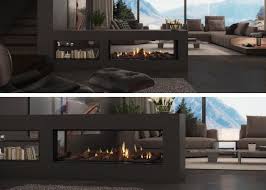 Double Sided Fireplaces By Cheminees