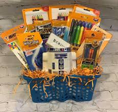 new bic teacher supply gift basket