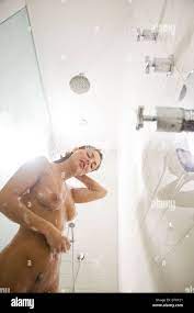Shower, Nude, Women Stock Photo - Alamy